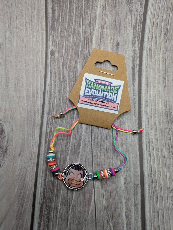 Zoey Eating Colorful Adjustable Bracelet