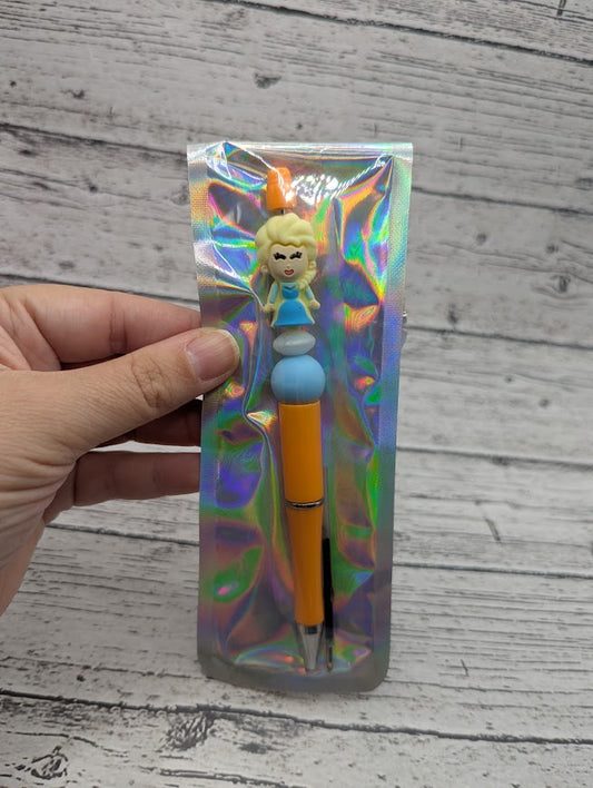 Elsa Frozen Beadable Pen