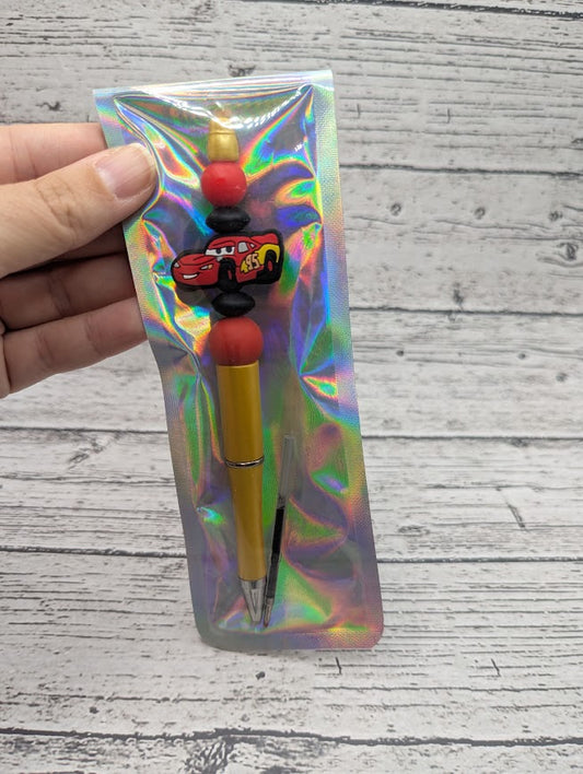 Cars Lightning McQueen Beadable Pen