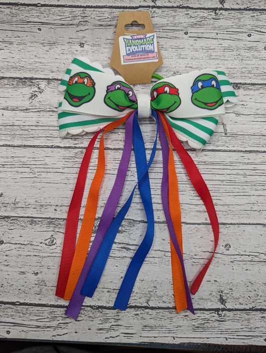Ninja Turtles Bow, Hair Tie