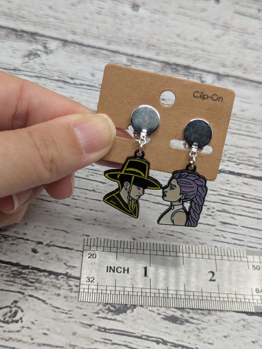 Jinu, Rumi K Pop Demon Hunters Clip On Earrings