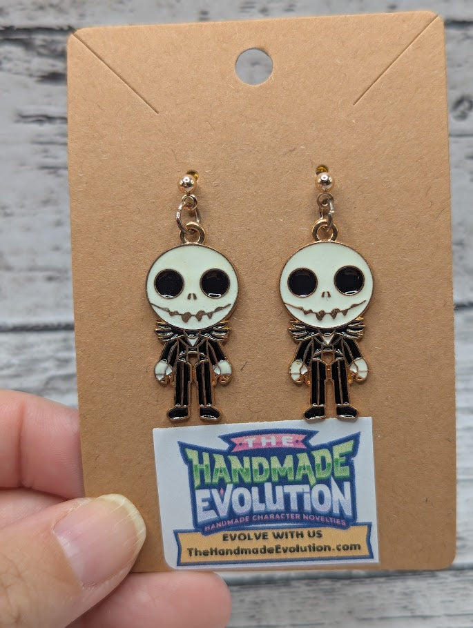 Jack, Gold Dot Earrings
