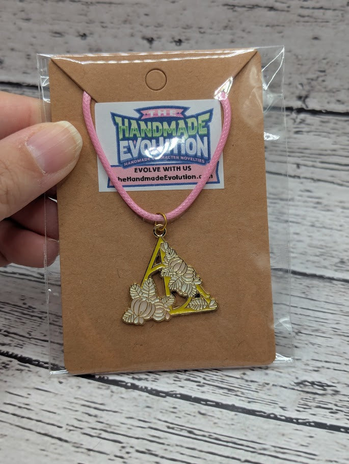 Harry Potter, Floral Hallows, Pink Necklace
