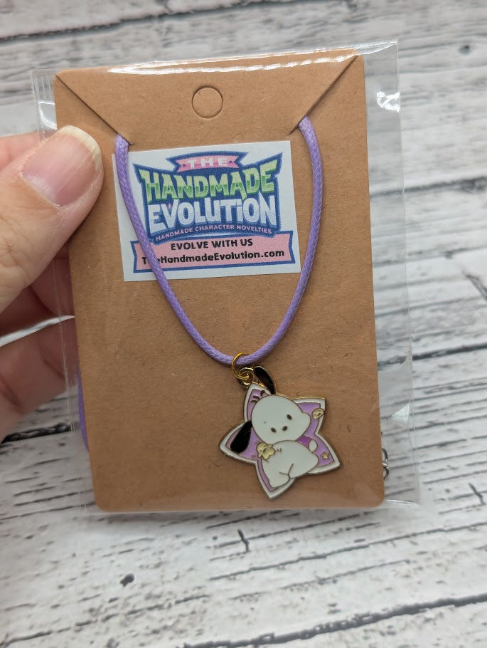 Pochacoo, Star, Purple Necklace