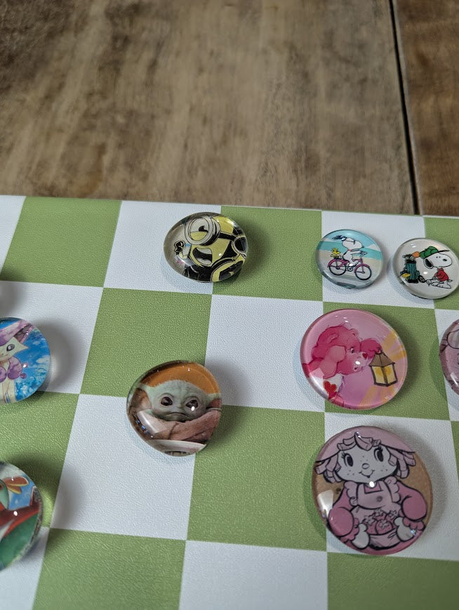 Movie / TV Show Handmade Glass Magnet