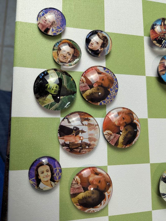 Wicked Handmade Glass Magnet