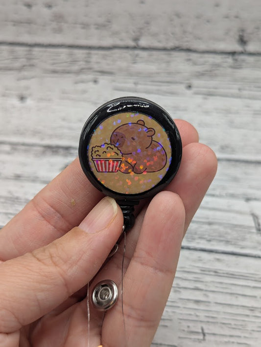 Assorted Capybarra Badge Reels