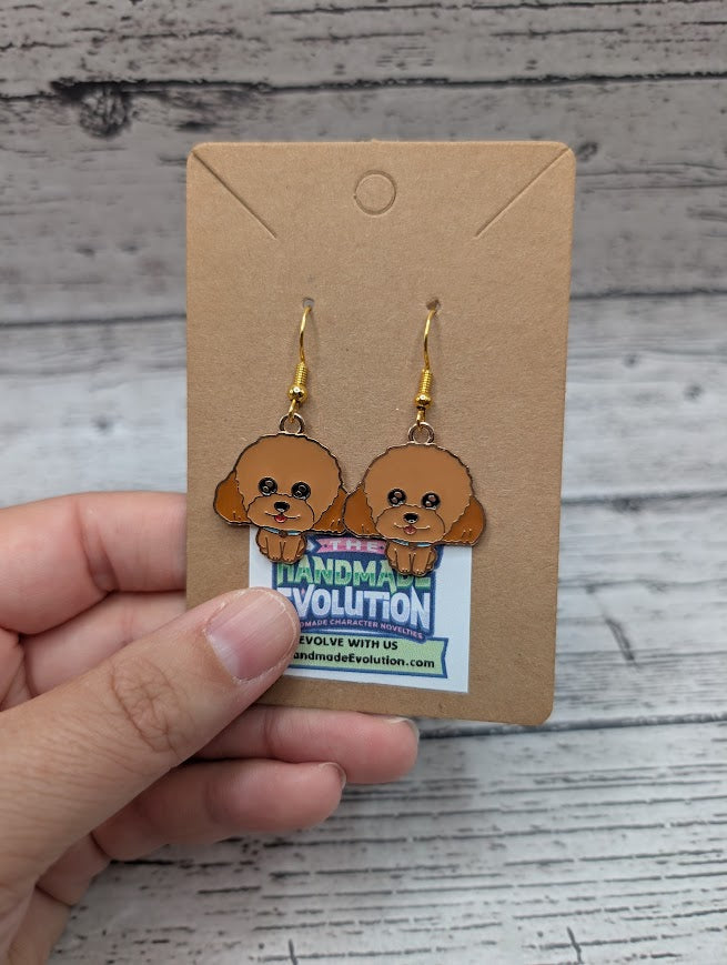 Dog Earrings - Golden Doodle