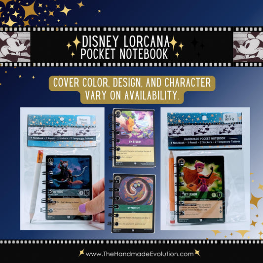 Disney Lorcana Pocket Notebook