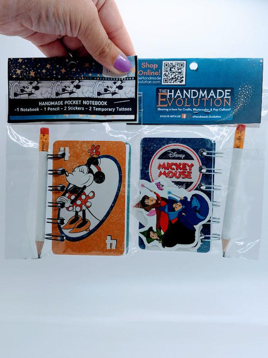 Mickey & Minnie Disney Pocket Notebook