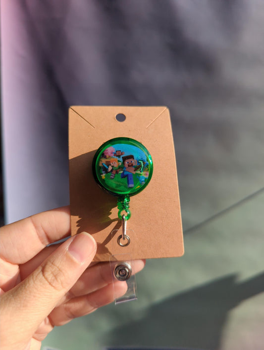Minecraft Badge Reel