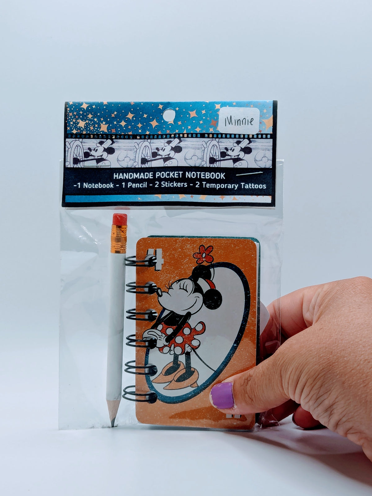Mickey and Minnie Mouse Pocket Notebook Party Favor Bundle Pack