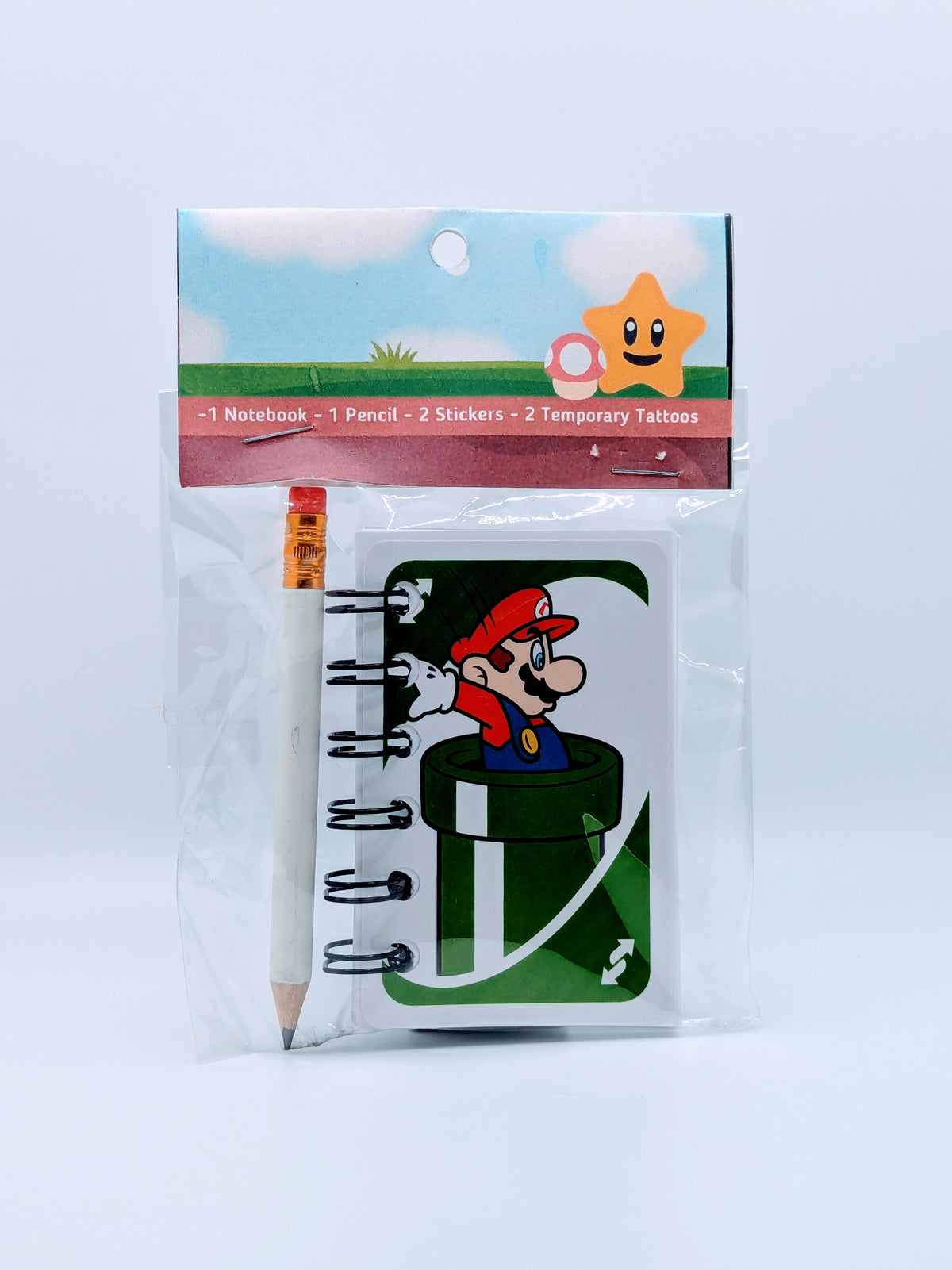 Mario Pocket Notebook Party Favor Bundle Pack