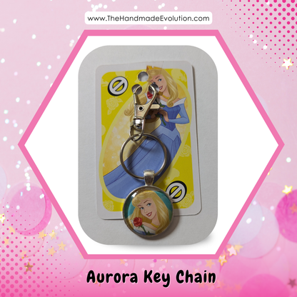 Sleeping Beauty Keychain