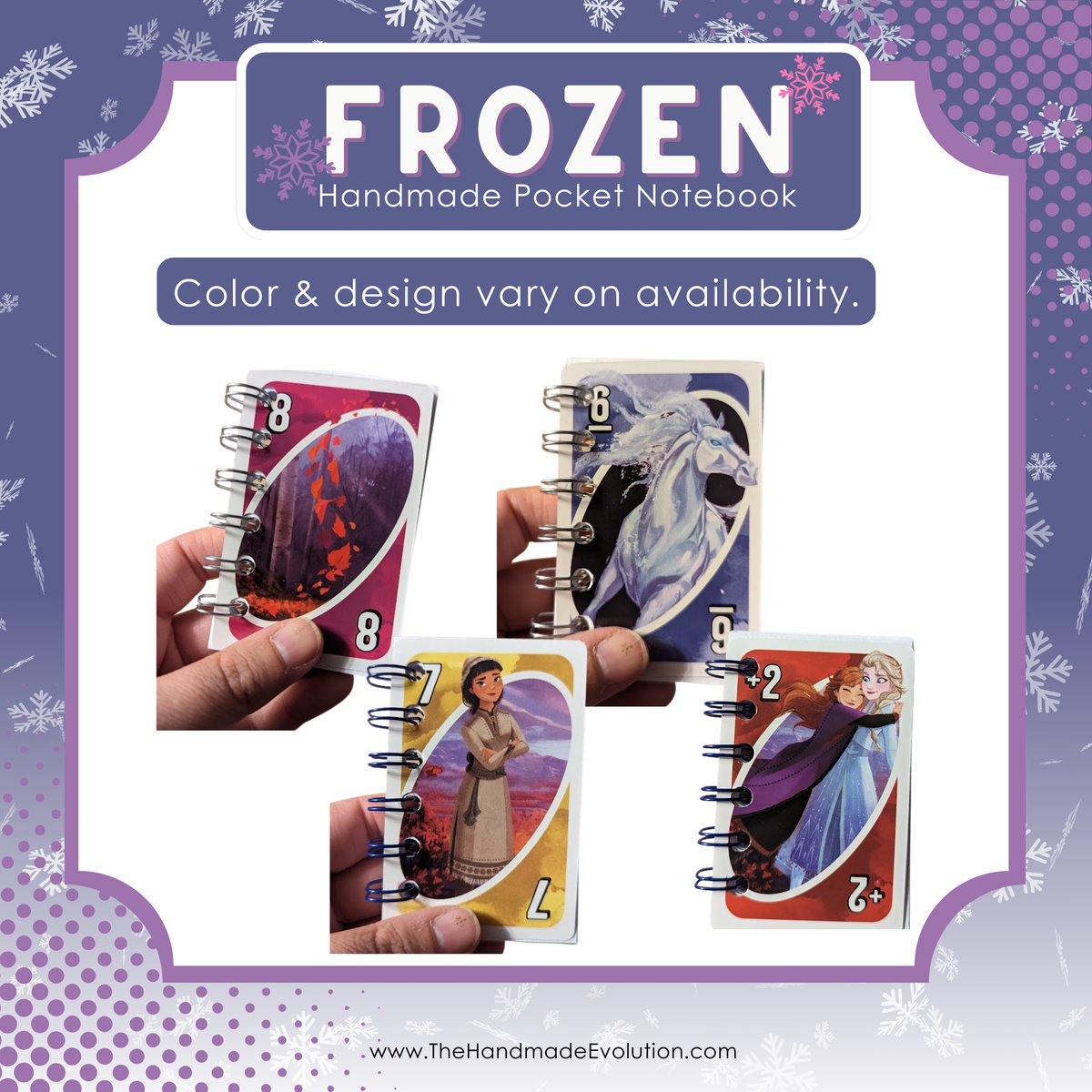 Frozen Disney Pocket Notebooks - Party Favor Bundle Pack