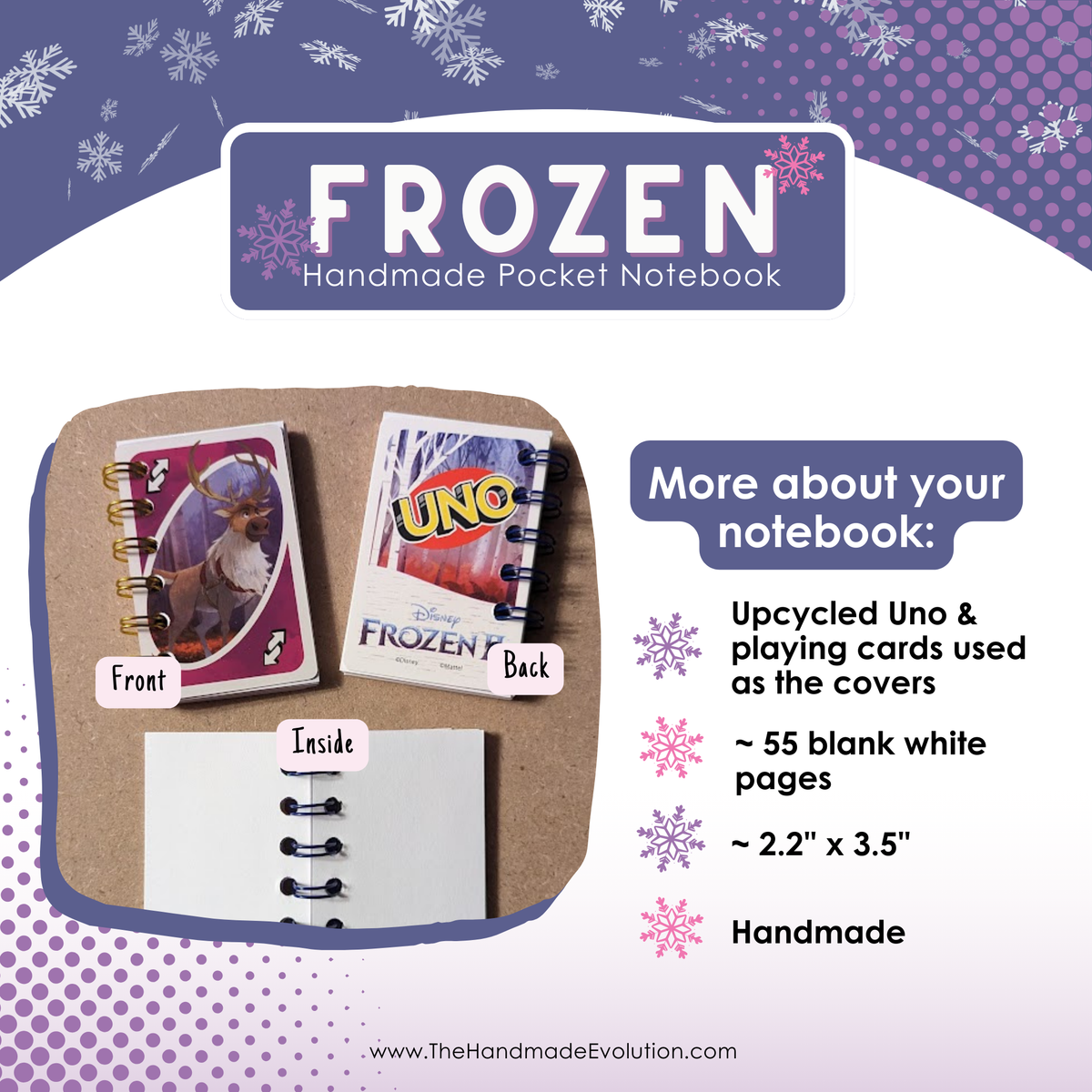 Frozen Disney Pocket Notebooks - Party Favor Bundle Pack
