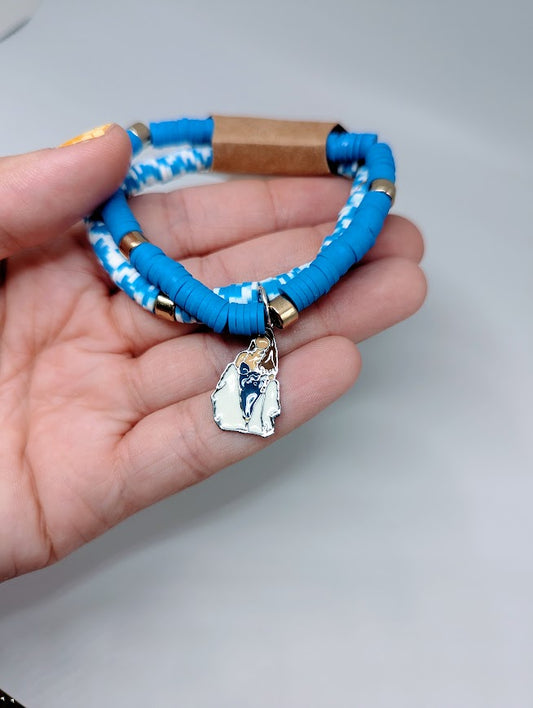Taylor Swift Blue and White Bracelet