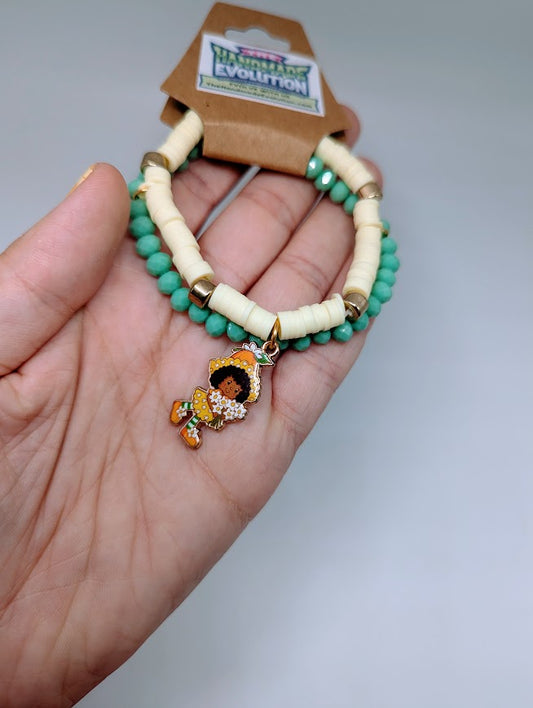 Strawberry Shortcake Friend Yellow Green Bracelet