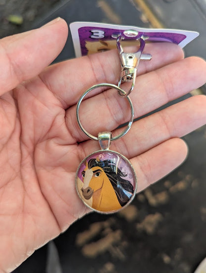 Spirit Horse Keychain