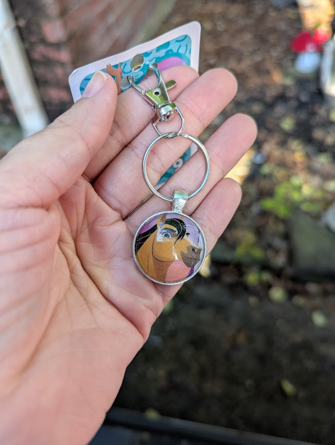 Spirit Horse Keychain