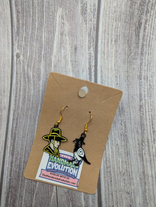 Sussie & Jinu Gold Hook Dangle Earrings