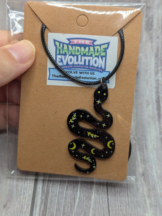 Taylor Swift Snake Black Necklace