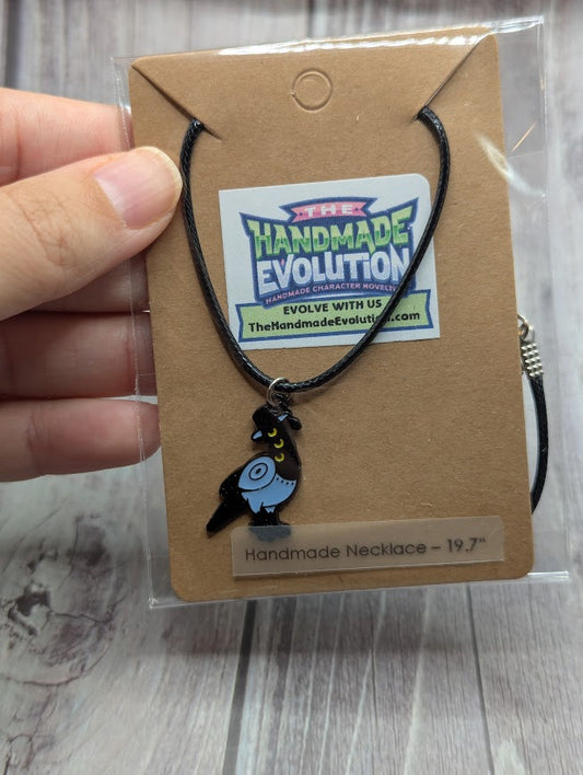 Sussie Blue, Black Necklace`