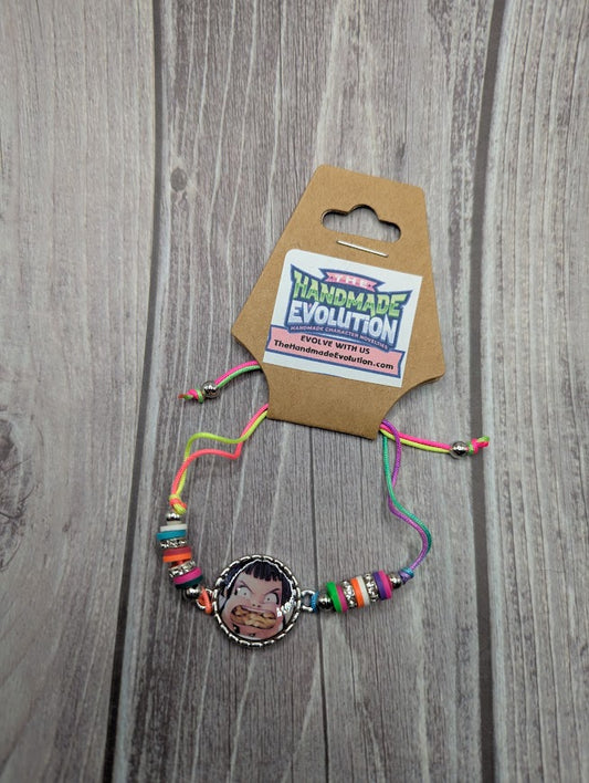 Zoey Eating Colorful Adjustable Bracelet