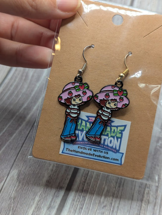 Strawberry Shortcake Standing Dangle Earrings