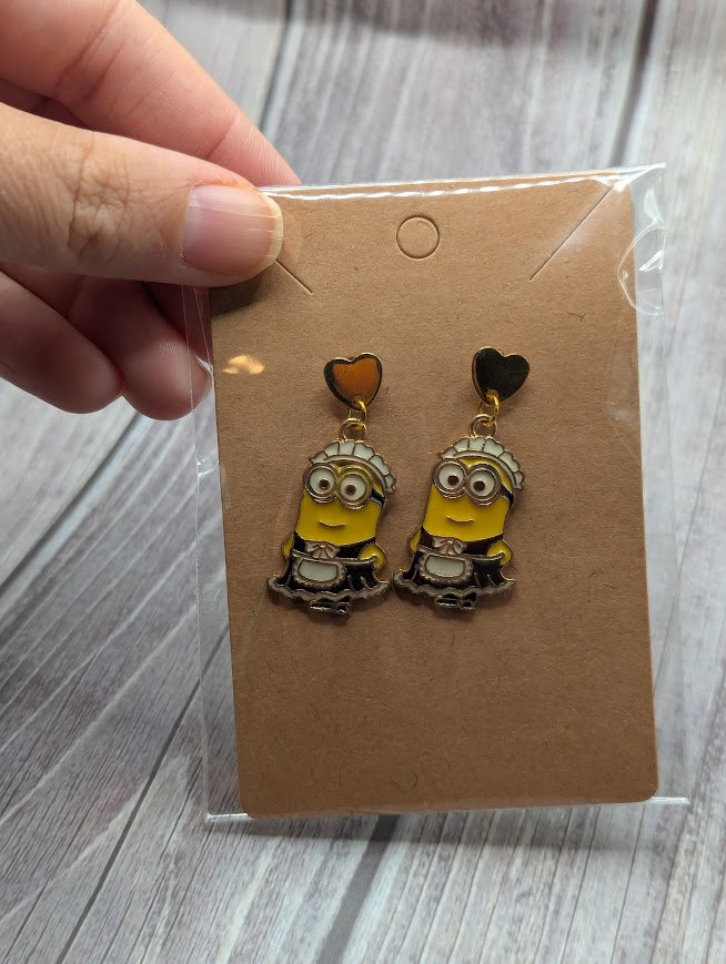 Despicable Me Minion Maid Stud Earrings