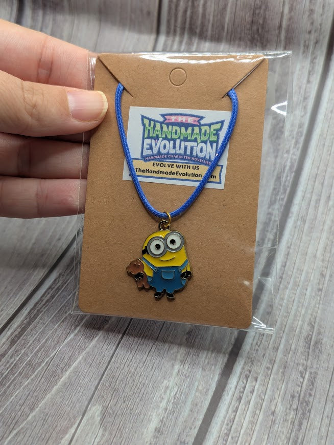 Despicable Me Minion Teddy Bear Blue Necklace