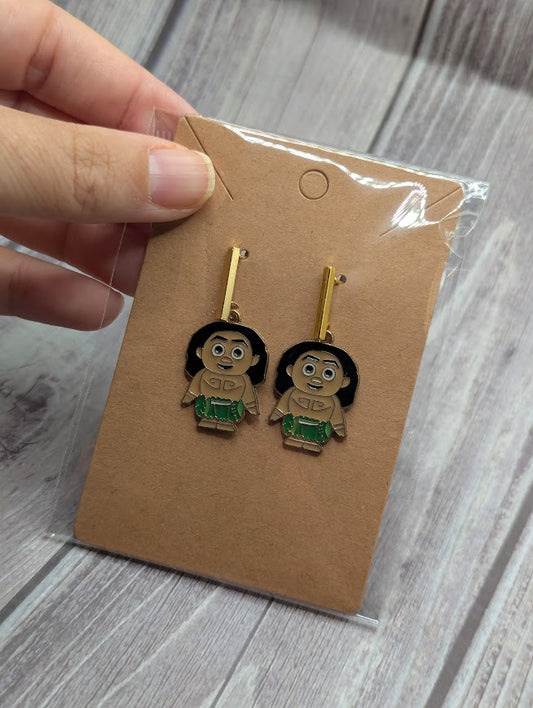 Maui, Gold Bar Stud Earrings