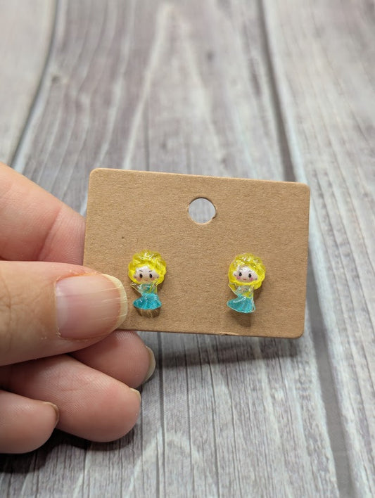 Elsa, Frozen, Mini Stud Earrings