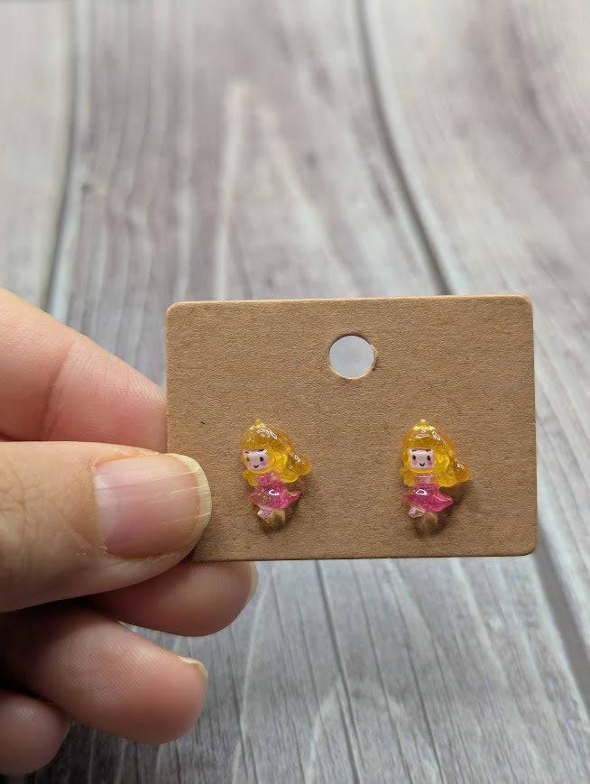 Aurora, Sleeping Beauty, Mini Stud Earrings