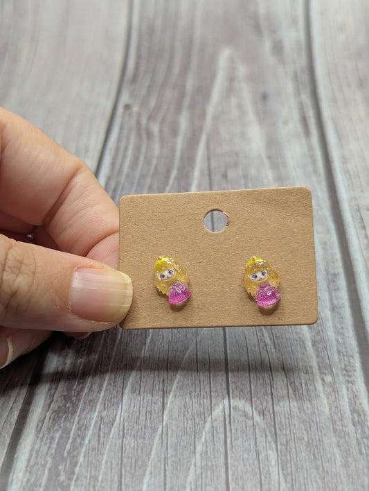 Aurora, Tiara, Sleeping Beauty, Mini Stud Earrings