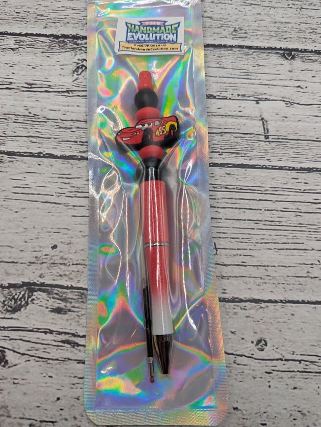 Cars Lightning McQueen Beadable Pen