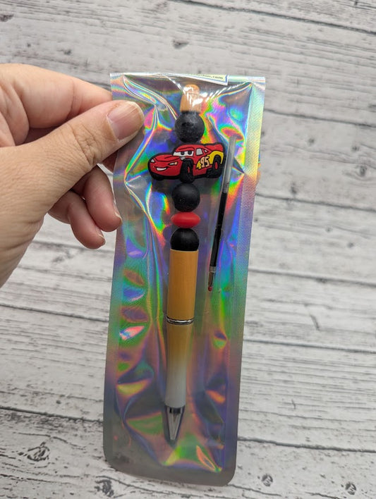 Cars Lightning McQueen Beadable Pen