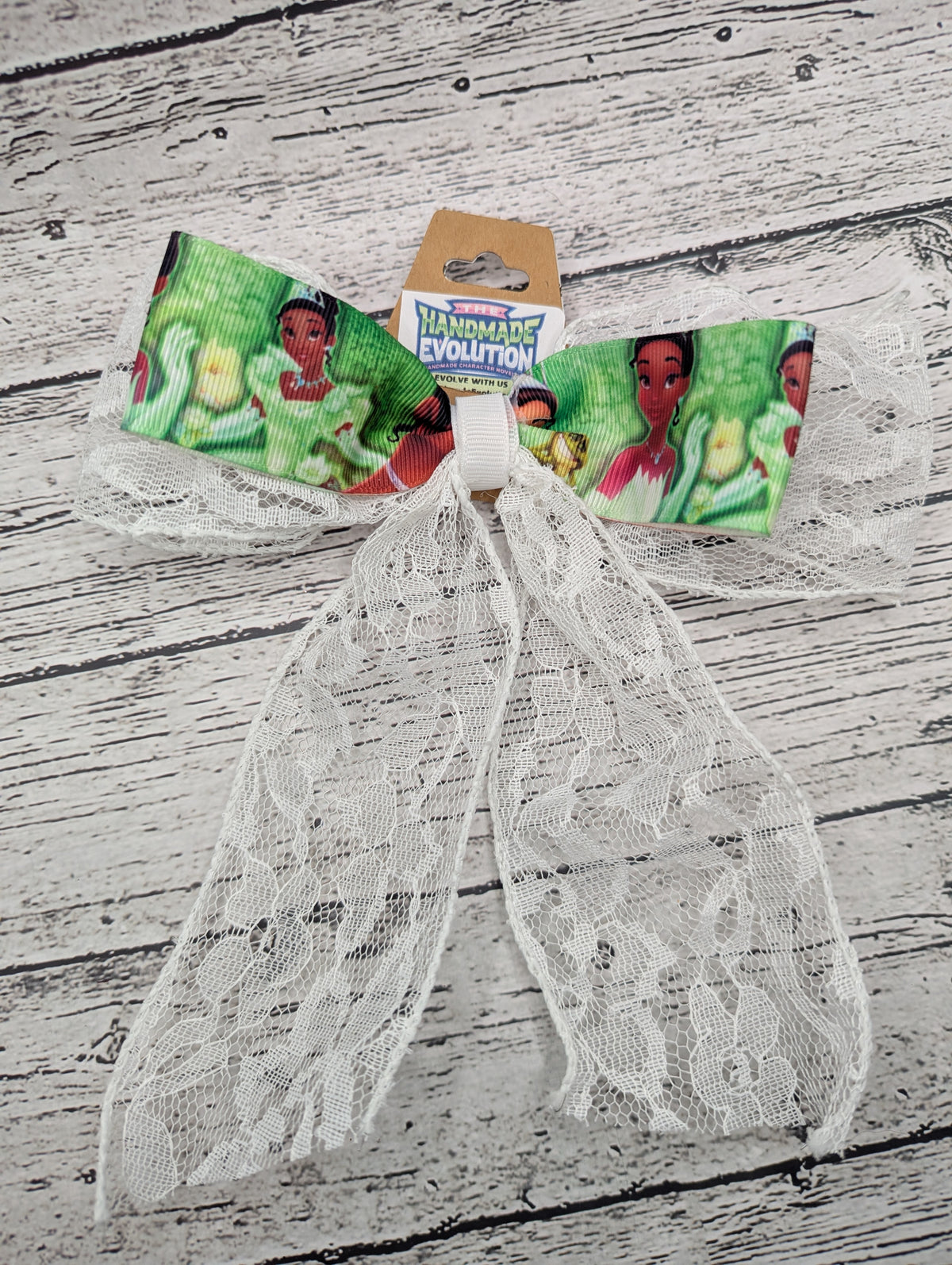 Tiana Bow, Lace Hair Clip
