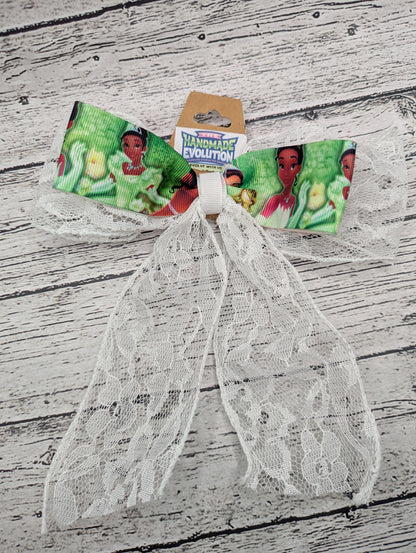 Tiana Bow, Lace Hair Clip