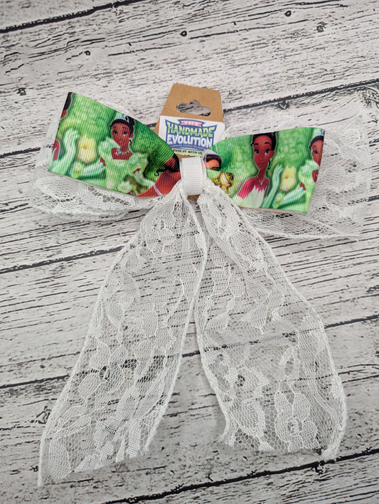 Tiana Bow, Lace Hair Clip