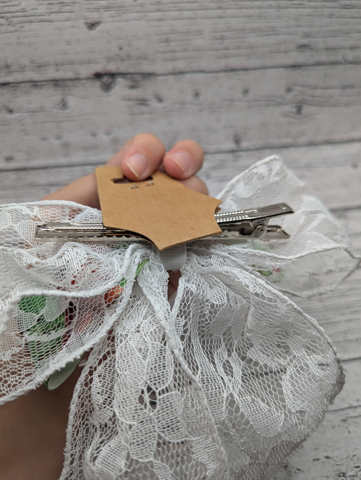 Tiana Bow, Lace Hair Clip