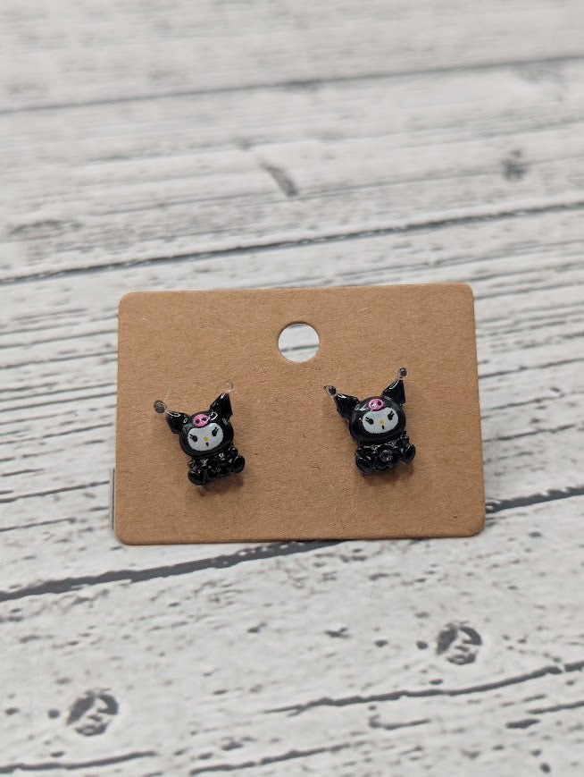 Kuromi Mini Stud Earrings