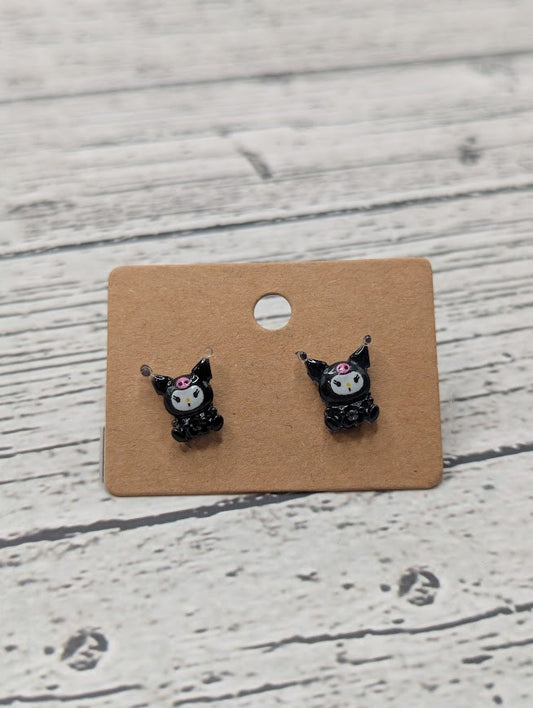 Kuromi Mini Stud Earrings