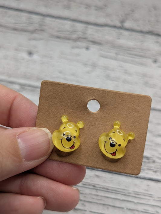 Winnie the Pooh, Mini Stud Earrings