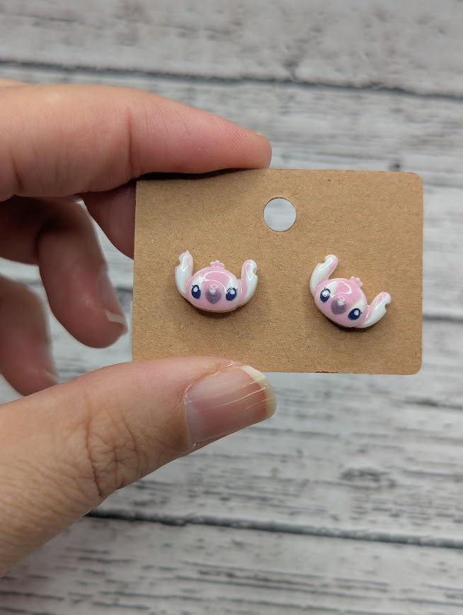 Angel Stitch Mini Stud Earrings