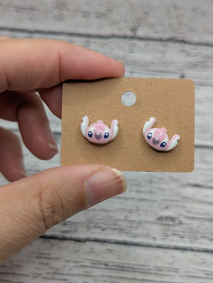 Angel Stitch Mini Stud Earrings