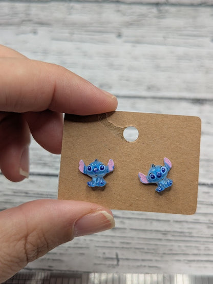 Stitch Mini Stud Earrings