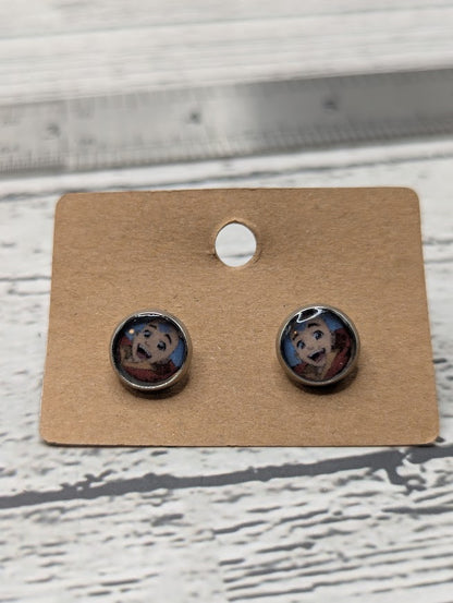 Avatar, Bezel, Mini Stud Earrings