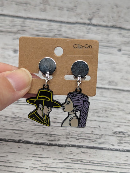 Jinu, Rumi K Pop Demon Hunters Clip On Earrings