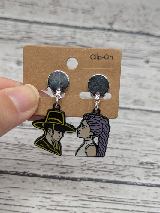 Jinu, Rumi K Pop Demon Hunters Clip On Earrings